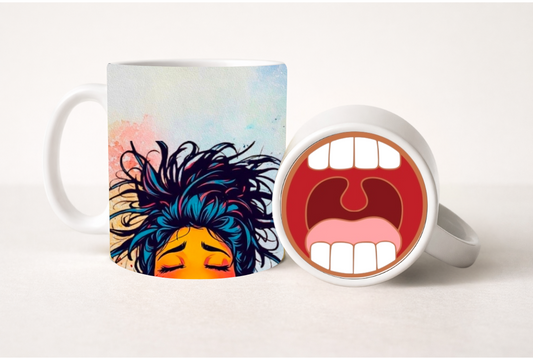 Funny Mom Mug – Runs on Coffee, Chaos & Cuss Words | Hilarious Mom Gift, 11 oz & 15 oz