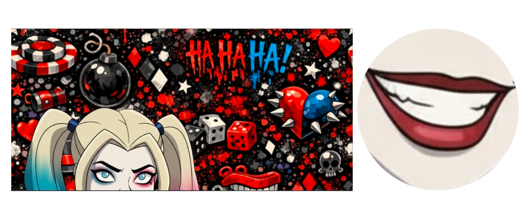 Couples Mug Set – Harley & Joker Inspired | Villain Love Coffee Mugs, 11 oz & 15 oz