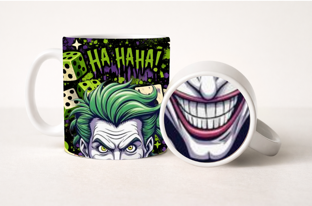 Couples Mug Set – Harley & Joker Inspired | Villain Love Coffee Mugs, 11 oz & 15 oz